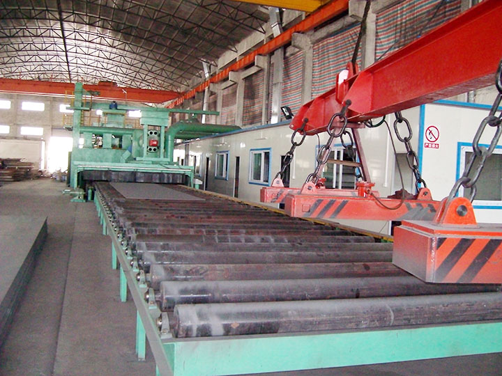 扬州船厂JPG4M自动化预处理生产线