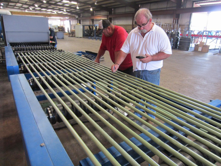 钢筋喷涂生产线 美国项目