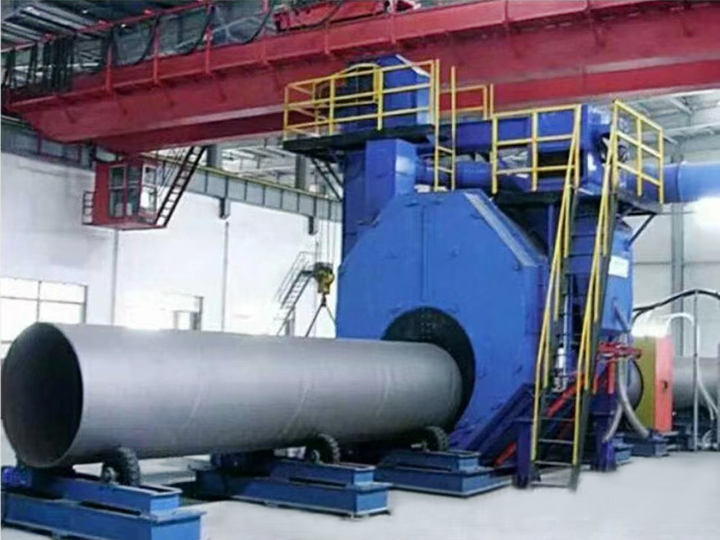 QG钢管抛丸机 科威特项目